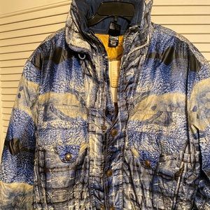 NWT Vintage Rare Luxury Emmegi ski snowboarding jacket. Mens L Waterproof